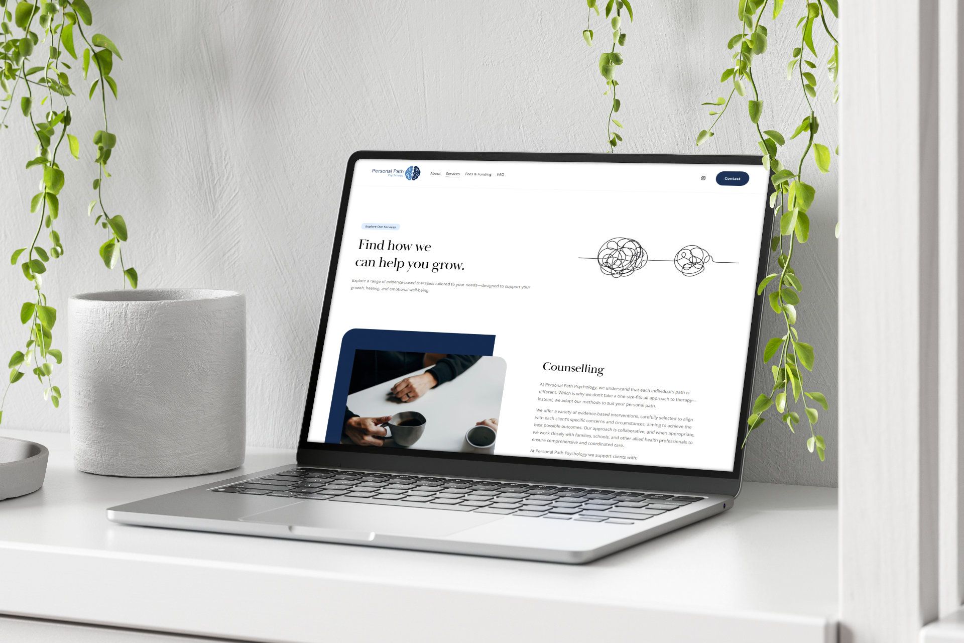 Personal Path Psychology project showcase